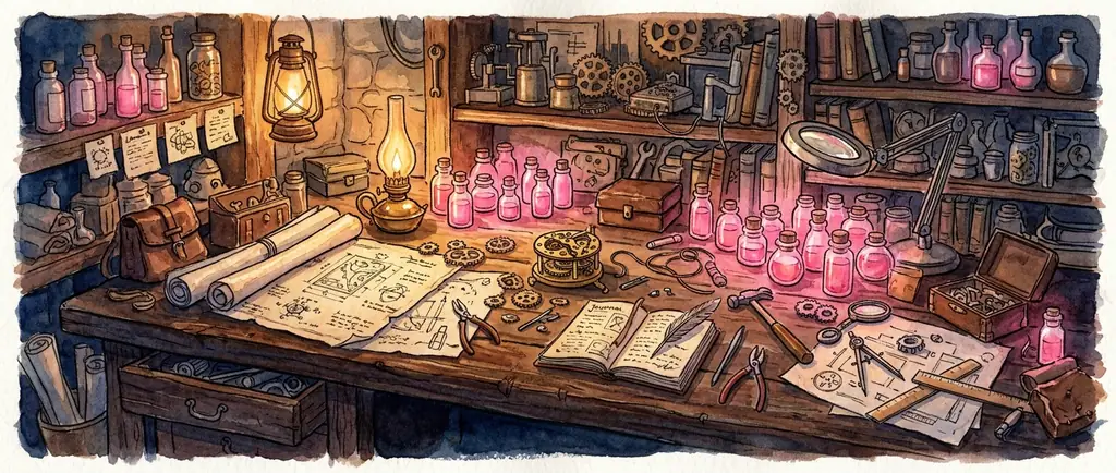 Glowing Vials